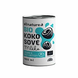 Allnature Bio Kokosové mlieko 400 ml