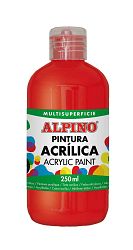 Alpino Akrylová farba červená 250 ml