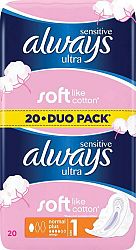 Always Ultra Normal Plus Sensitive 20 ks