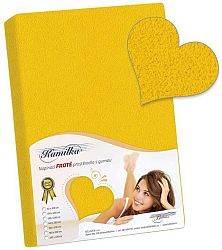 Bellatex plachta froté sytě žltá 200x220