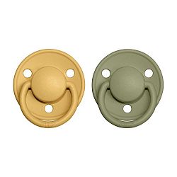 Bibs De Lux silikon 2 ks Honey bee / olive