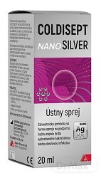 Coldisept nanoSILVER ústny sprej 20 ml