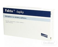 Faktu čapíky sup.10 x 100 mg/2,5 mg