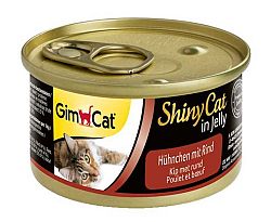 Gimpet Shiny cat Kurča s hovädzím 70 g