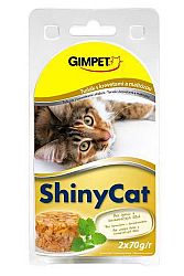 Gimpet ShinyCat tuňak/krev/maltóza 2 x 70 g