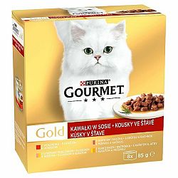 GOURMET GOLD KOUSKY ve štávě 8 x 85 g