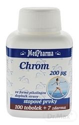 MedPharma Chrom pikolinát 200 mg 107 kapsúl