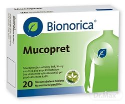 Mucopret tbl.flm. 20 x 60 mg/160 mg