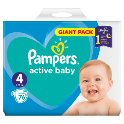 Pampers Active Baby 4 76 ks