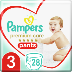 Pampers Premium Care Pants 3 28 ks