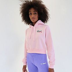 BeastPink Dámska mikina Crop Blush  S