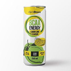 Gymbeam BCAA Energy drink 250 ml lemon lime