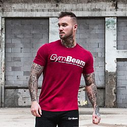 GymBeam Tričko Body and Mind Cardinal Red M