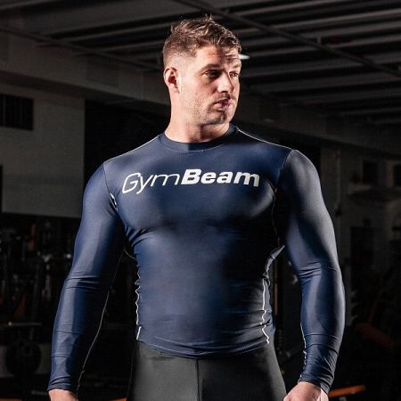 Kompresné tričko Spiro Blue/White - GymBeam M