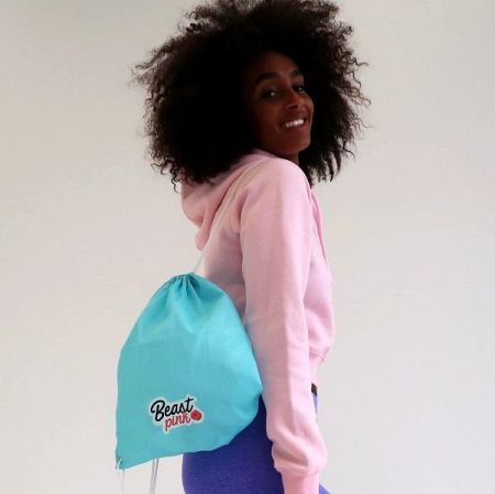 Taška String Bag Turquoise - BeastPink