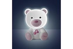 Chicco Dreamlight Bear nočné svetlo s melódiou Pink 1 ks