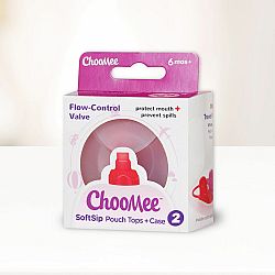 ChooMee SoftSip náustky na kapsičku 2ks v puzdre - Red / Purple