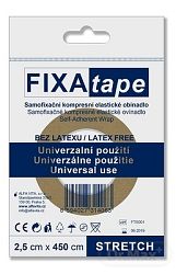 FIXAtape STRETCH samofixačné kompresné elastické ovínadlo, bez latexu 2,5 cm x 450 cm, 1 ks