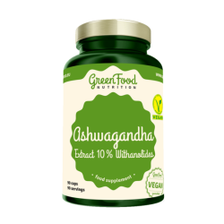 GreenFood Ashwagandha Extract 10 % Withanolides 90 kapsúl