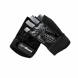 Gymbeam fitness rukavice grip black l čierna