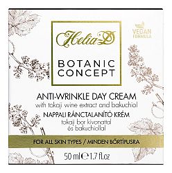 Helia-D Botanic Concept Denný krém proti vráskam s tokajským vínnym extraktom a Bakuchiolom 50 ml