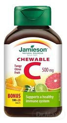 Jamieson Vitamín C 500 mg citrusové ovocie 120 tabliet