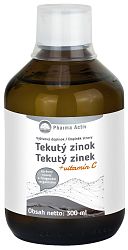 Natural Pharm Tekutý zinok Zn + Vitamín C 300 ml