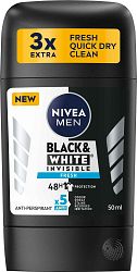 Nivea Men Black & White Invisible Fresh deostickt 50 ml
