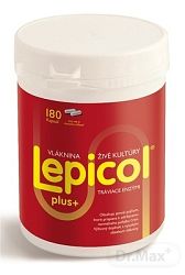 Probiotics International Lepicol Plus tráviace enzýmy 180 kapsúl