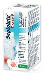 Septolete extra 1,5 mg/ml + 5 mg/ml aer.ors.1 x 30 ml/250 vstrekov