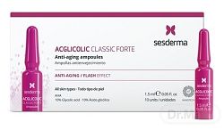 Sesderma Acglicolic Classic Forte Facial protivráskové a hydratačné sérum s AHA 10 x 1,5 ml