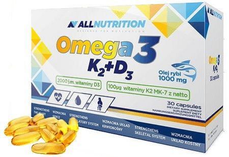 All Nutrition Omega 3 K2 + D3 30 kaps