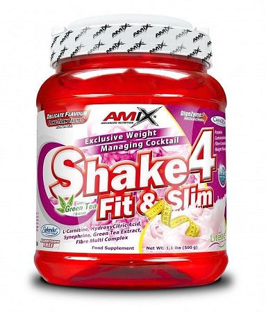 AMIX Shake 4 Fit & Slim 1000 g strawberry