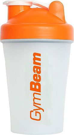 GymBeam Šejker Blend Bottle priesvitno-oranžový 400 ml