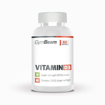 GymBeam Vitamin D3 2000 IU 60 kaps