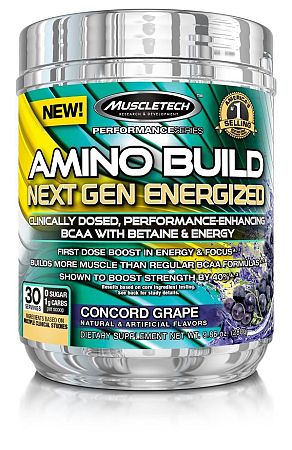 MuscleTech Amino Build Next Gen Energized 280 g concord grape